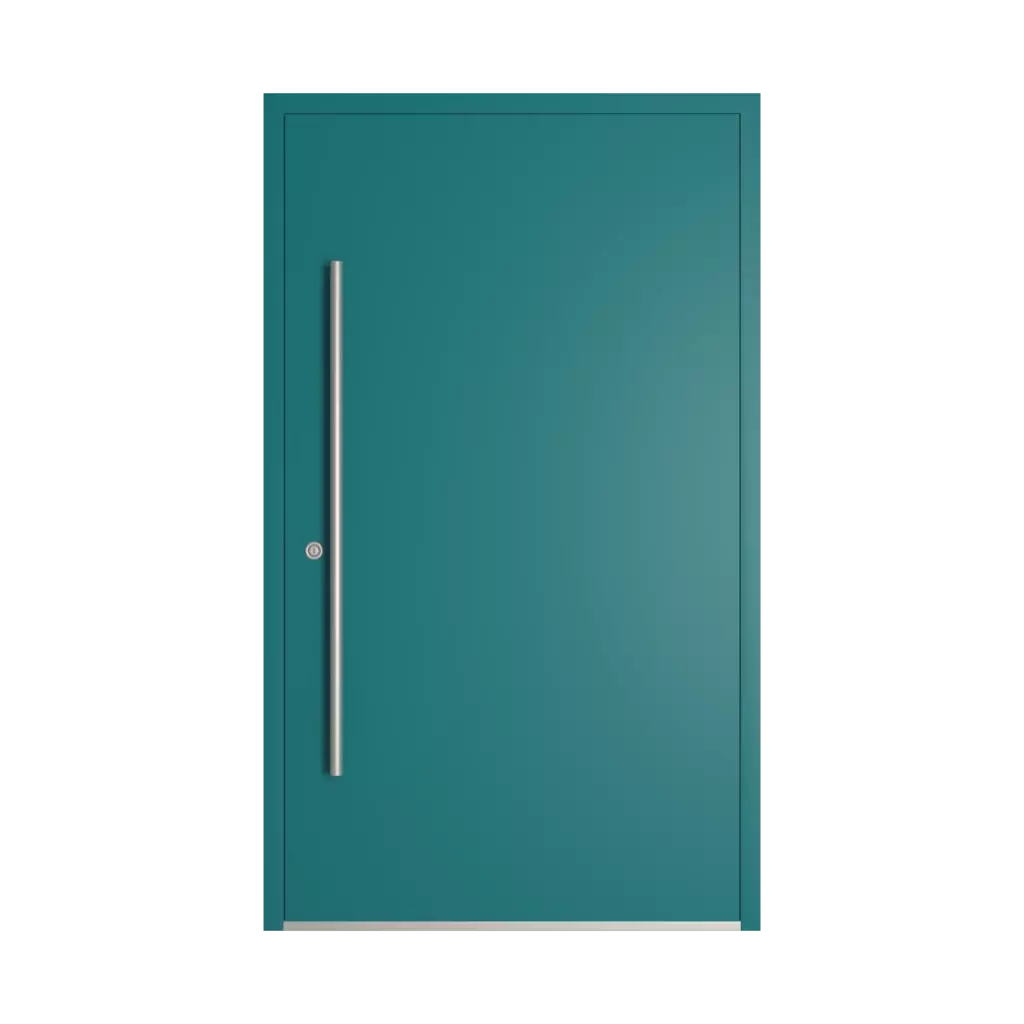 RAL 5021 Water blue entry-doors models dindecor gl02  