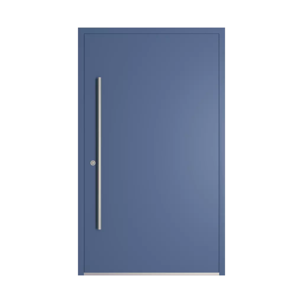 RAL 5023 Distant blue entry-doors models dindecor model-2802-bs  