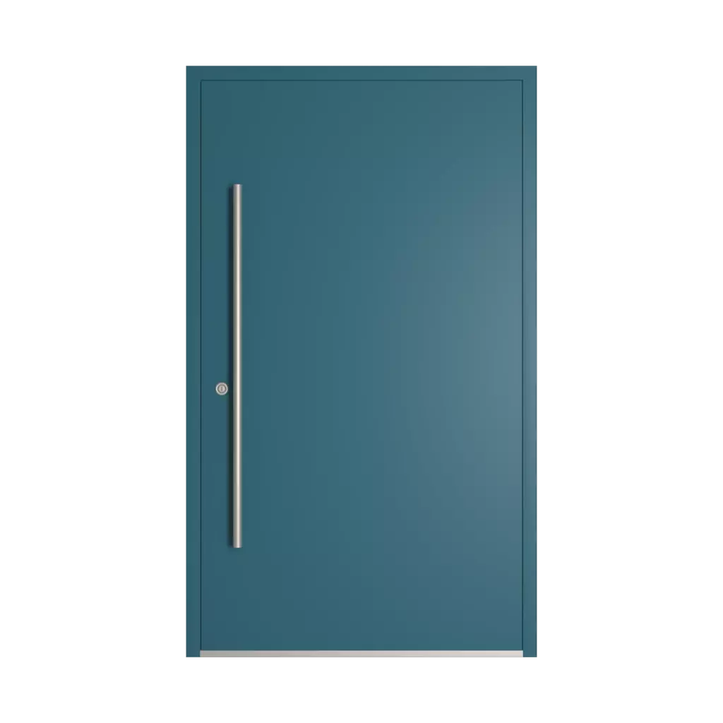 RAL 5025 Pearl Gentian blue entry-doors models adezo wilno  