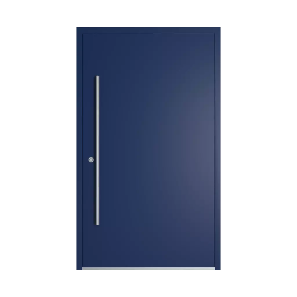 RAL 5026 Pearl night blue entry-doors models dindecor sk01-beton  