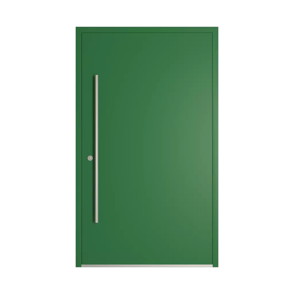 RAL 6001 Emerald green entry-doors models cdm model-14  