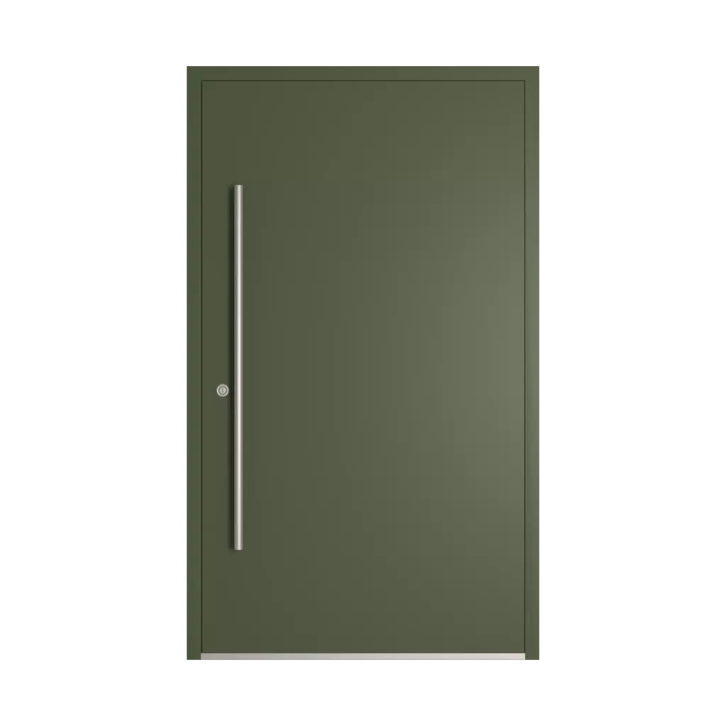 RAL 6003 Olive green entry-doors models dindecor ll05  