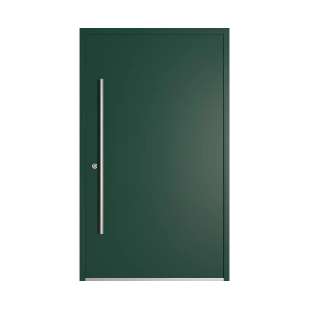 RAL 6005 Moss green entry-doors models dindecor model-5041  