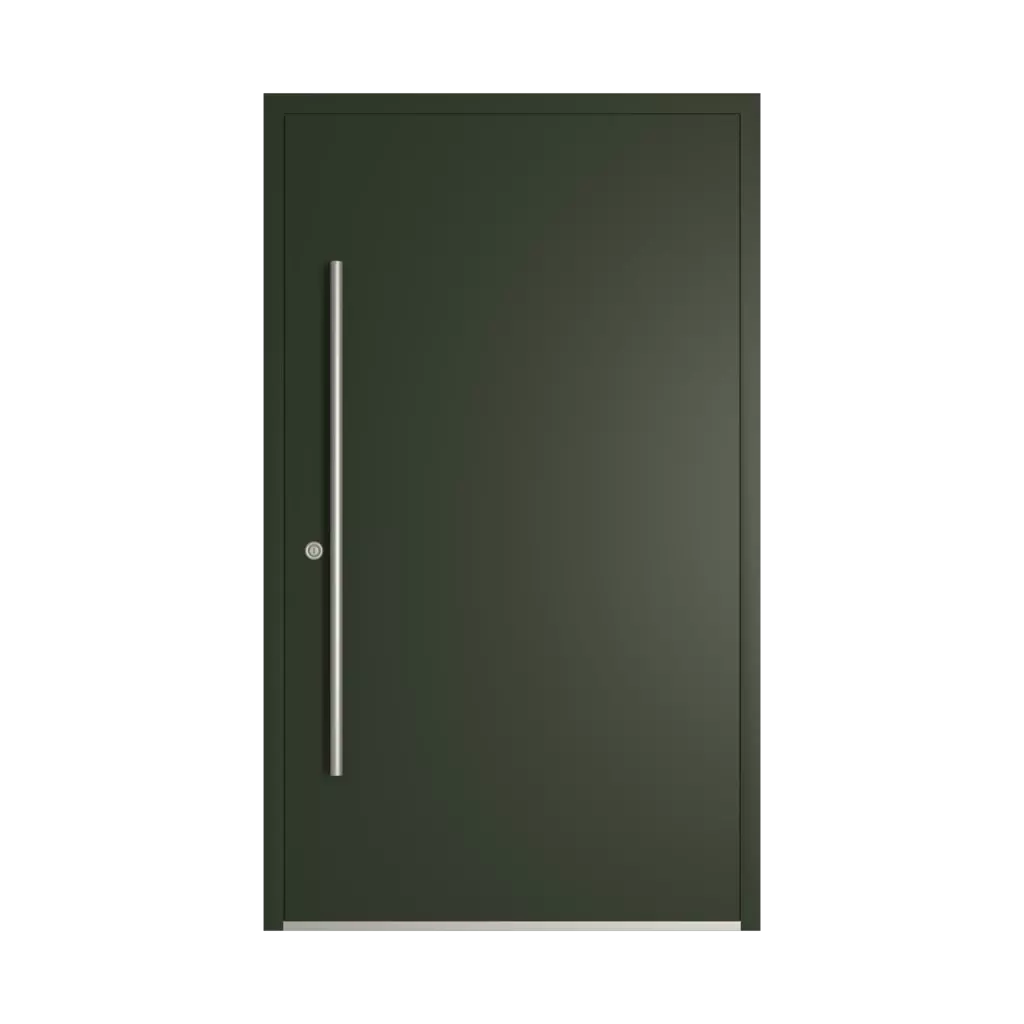 RAL 6007 Bottle green entry-doors models dindecor model-6123  