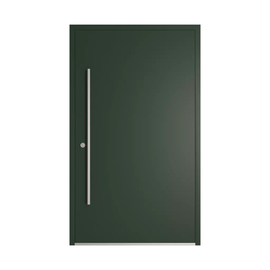 RAL 6009 Fir green entry-doors models dindecor model-5041  