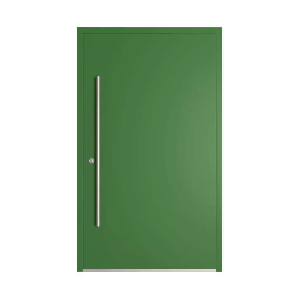 RAL 6010 Grass green entry-doors models dindecor sk06-grey  