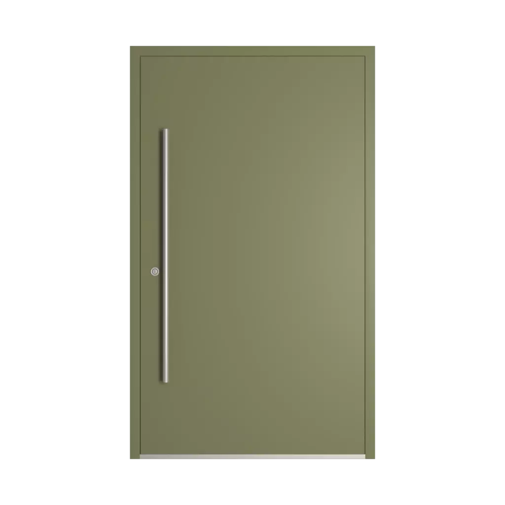 RAL 6013 Reed green entry-doors models adezo wilno  