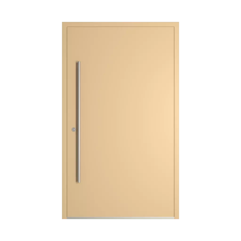 RAL 1014 Ivory entry-doors models-of-door-fillings wood without-glazing