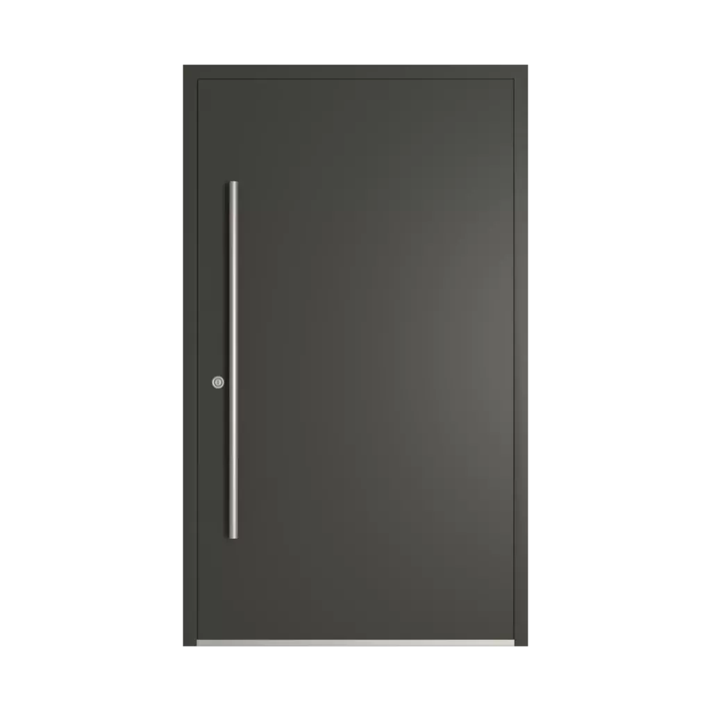 RAL 6015 Black olive entry-doors models dindecor 1401-black  