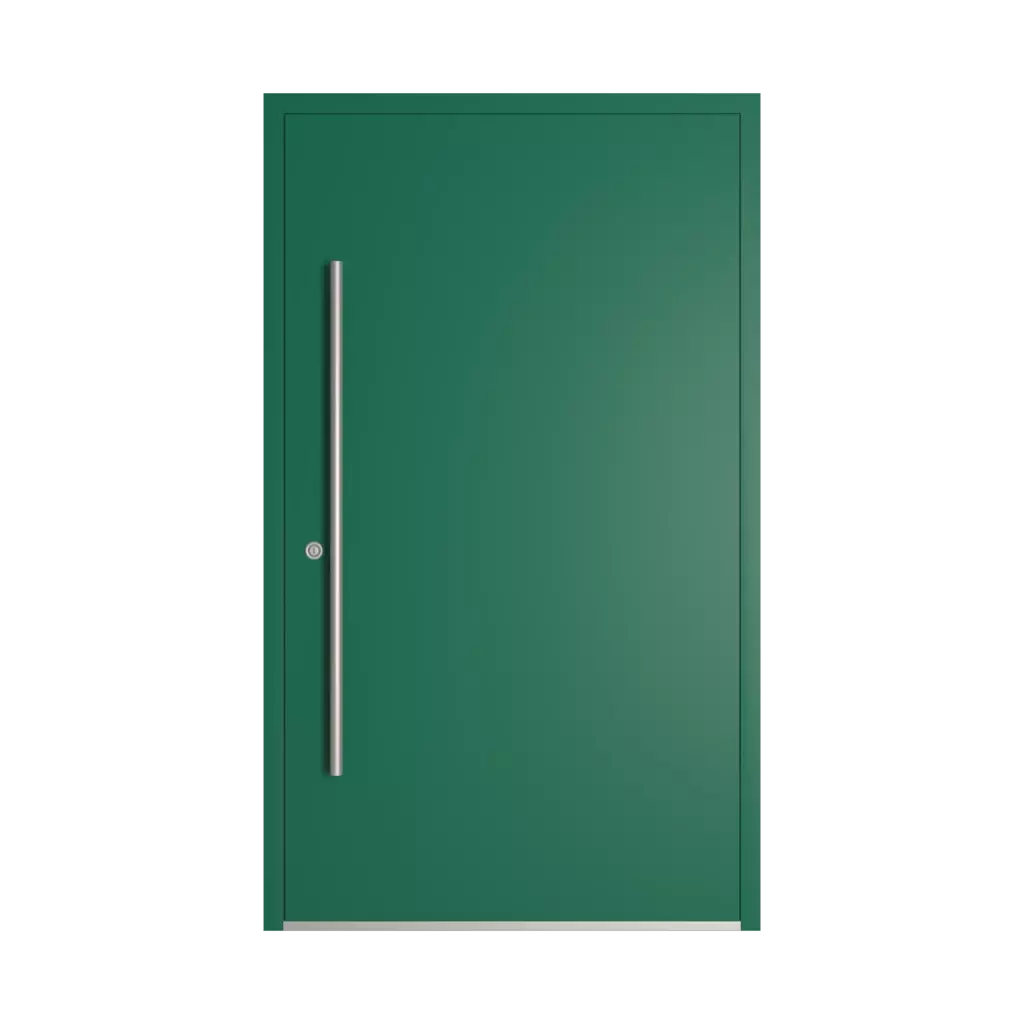 RAL 6016 Turquoise green entry-doors models adezo wilno  