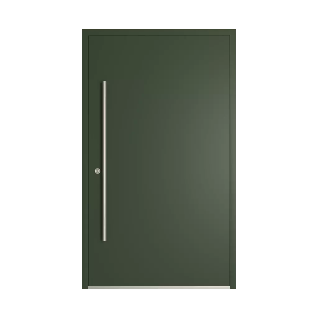 RAL 6020 Chrome green entry-doors models dindecor model-6015  