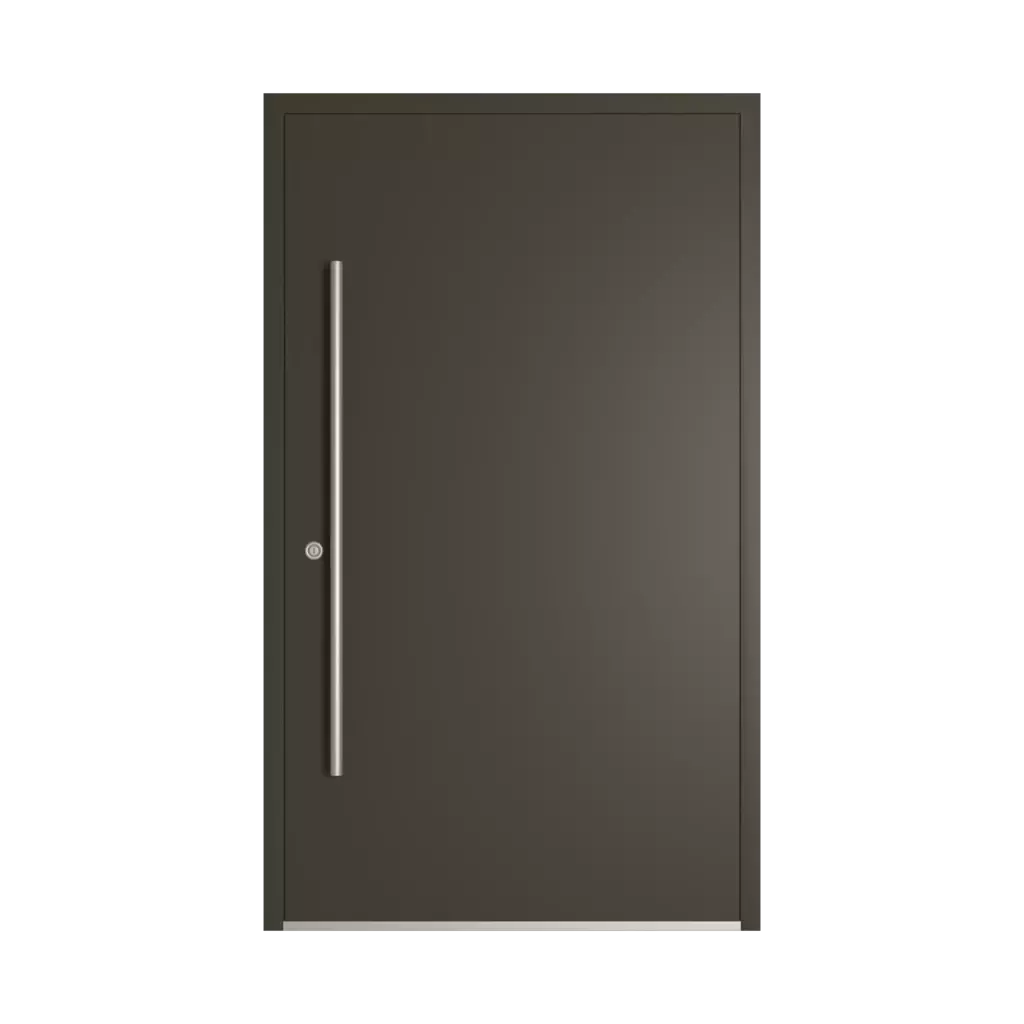 RAL 6022 Olive drab entry-doors models dindecor 6124-pwz  