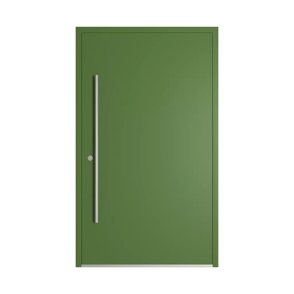 RAL 6025 Fern green entry-doors models dindecor 6124-pwz  