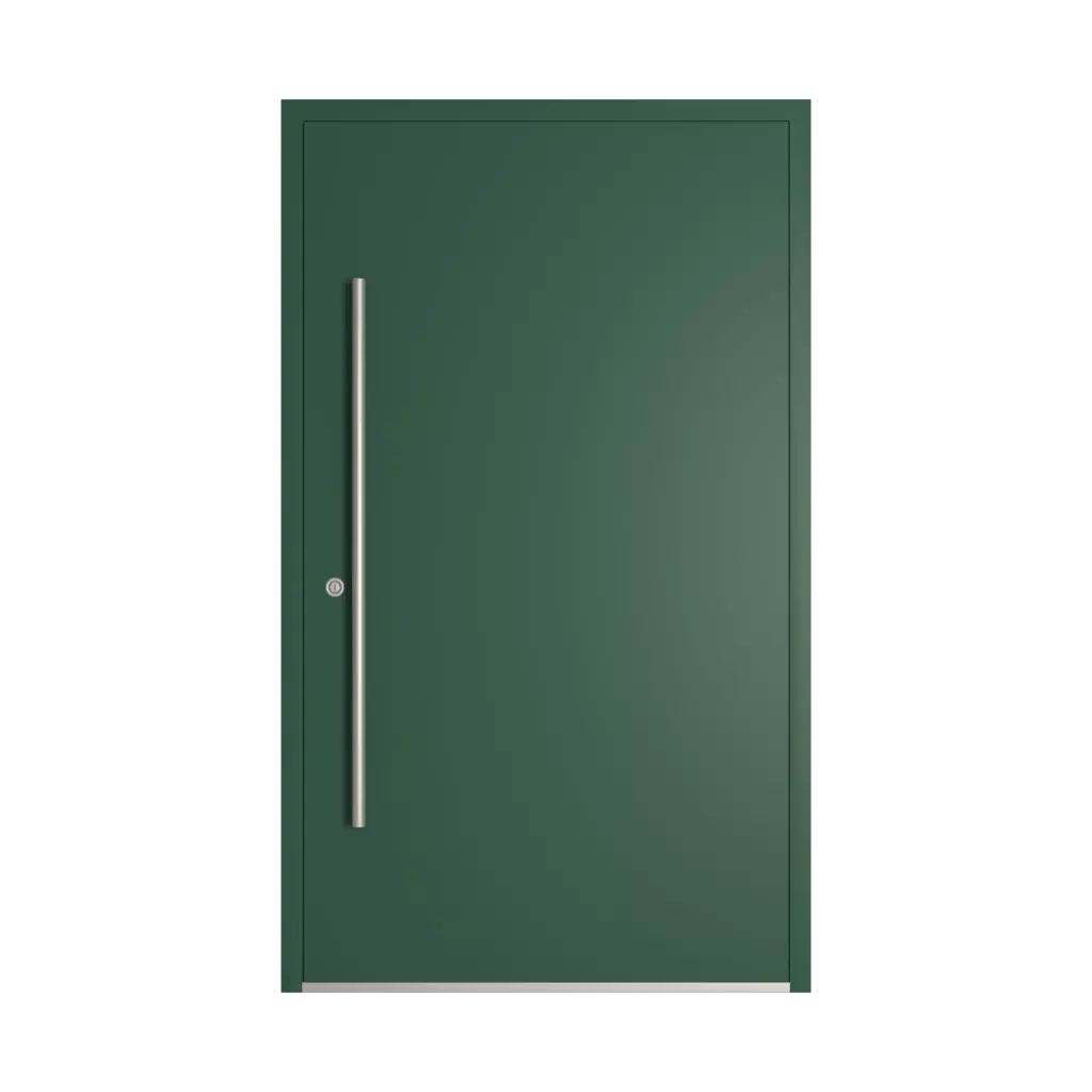 RAL 6028 Pine green entry-doors models dindecor sl07  