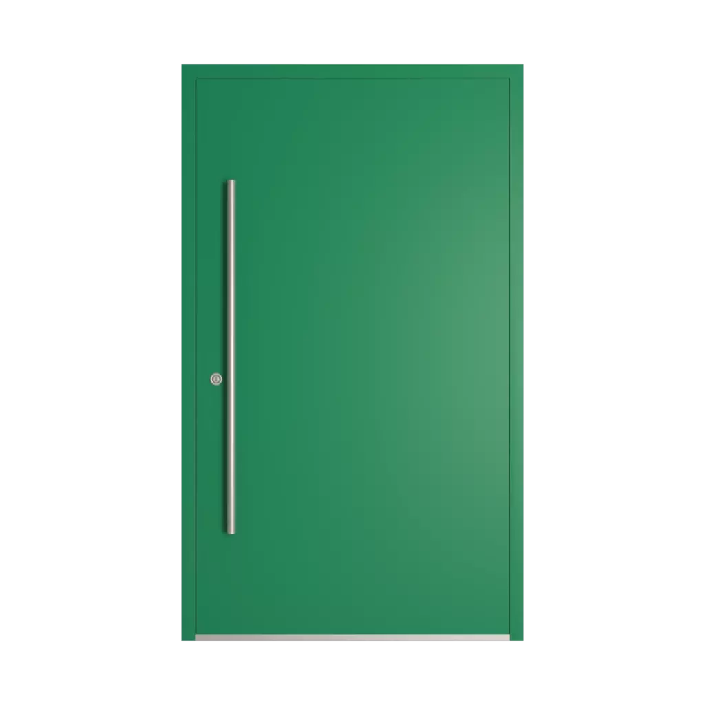 RAL 6032 Signal green entry-doors models dindecor model-6123  