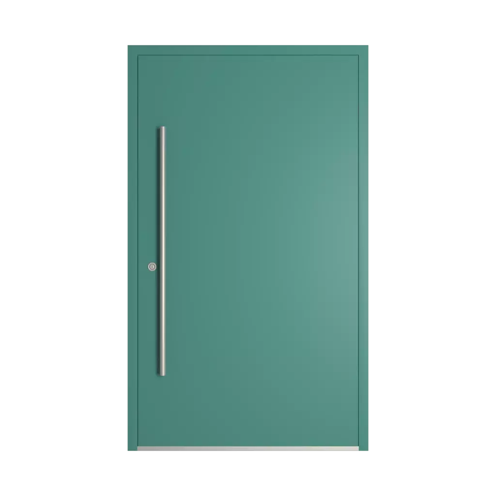 RAL 6033 Mint turquoise entry-doors models dindecor rl09  