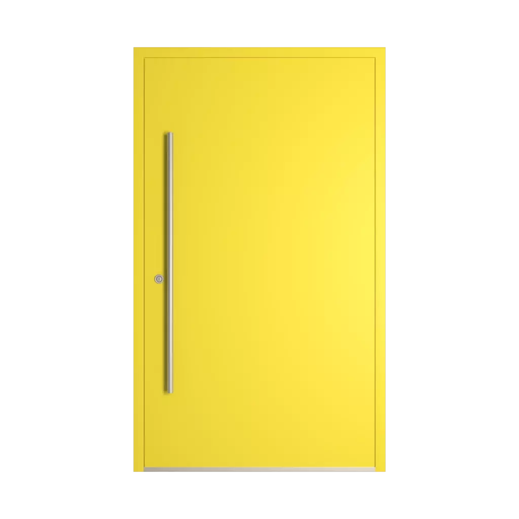 RAL 1016 Sulfur yellow entry-doors models cdm model-12  