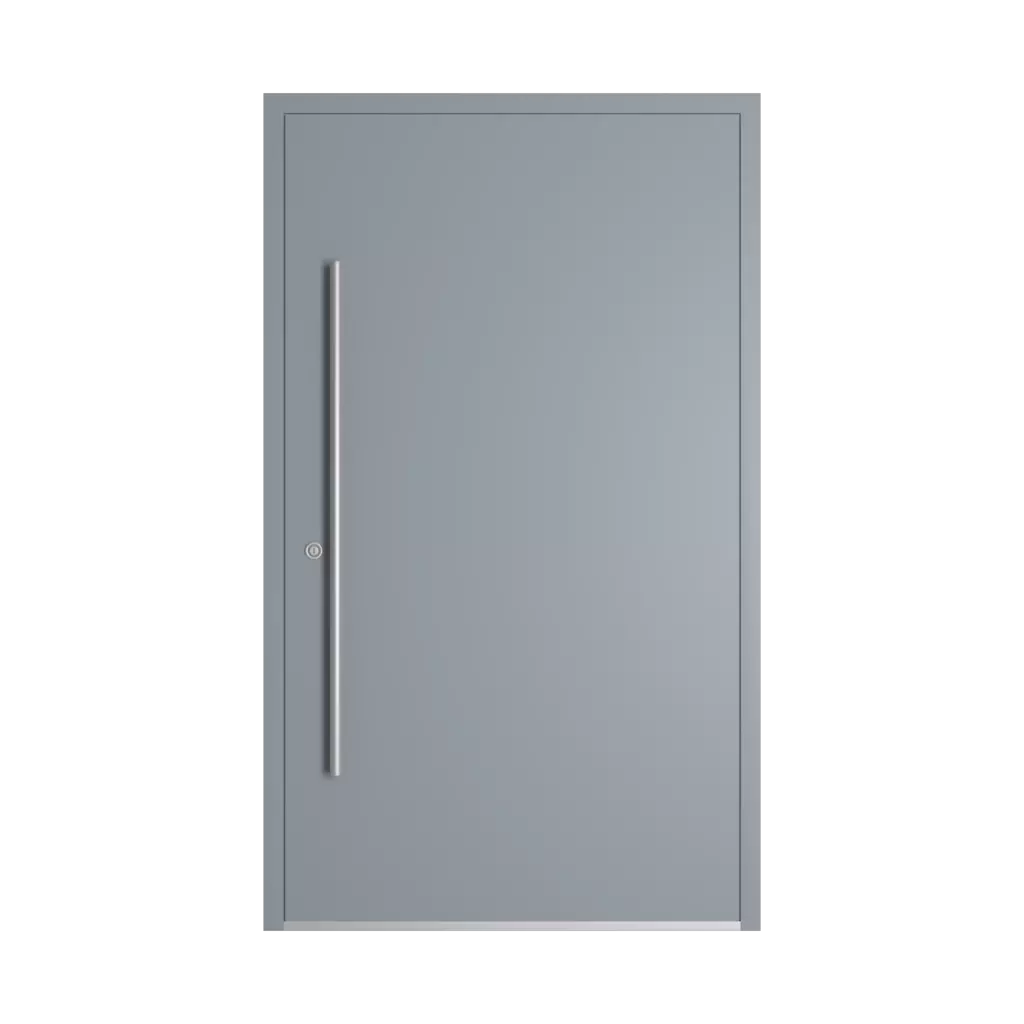 RAL 7001 Silver grey entry-doors models dindecor sl01  