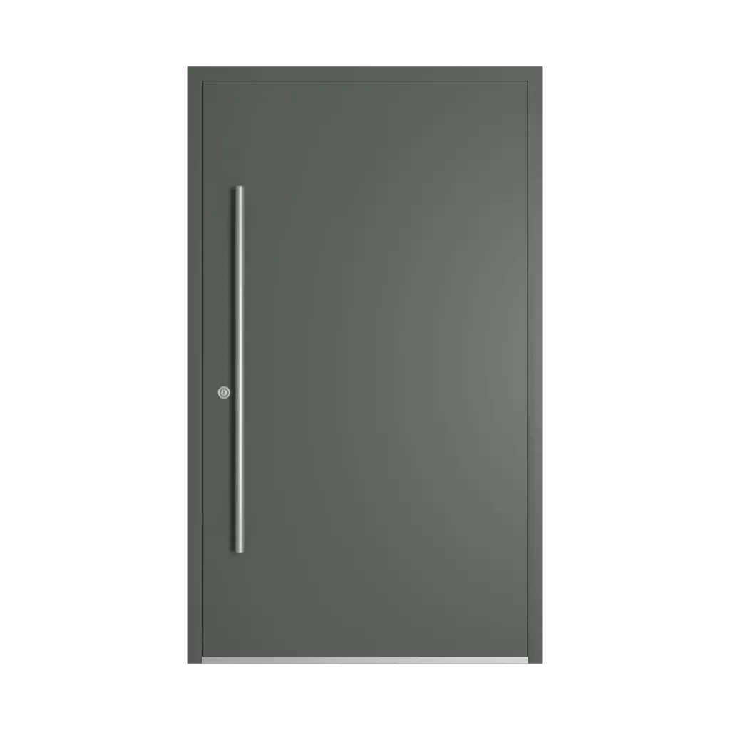 RAL 7010 Tarpaulin grey entry-doors models dindecor model-5041  