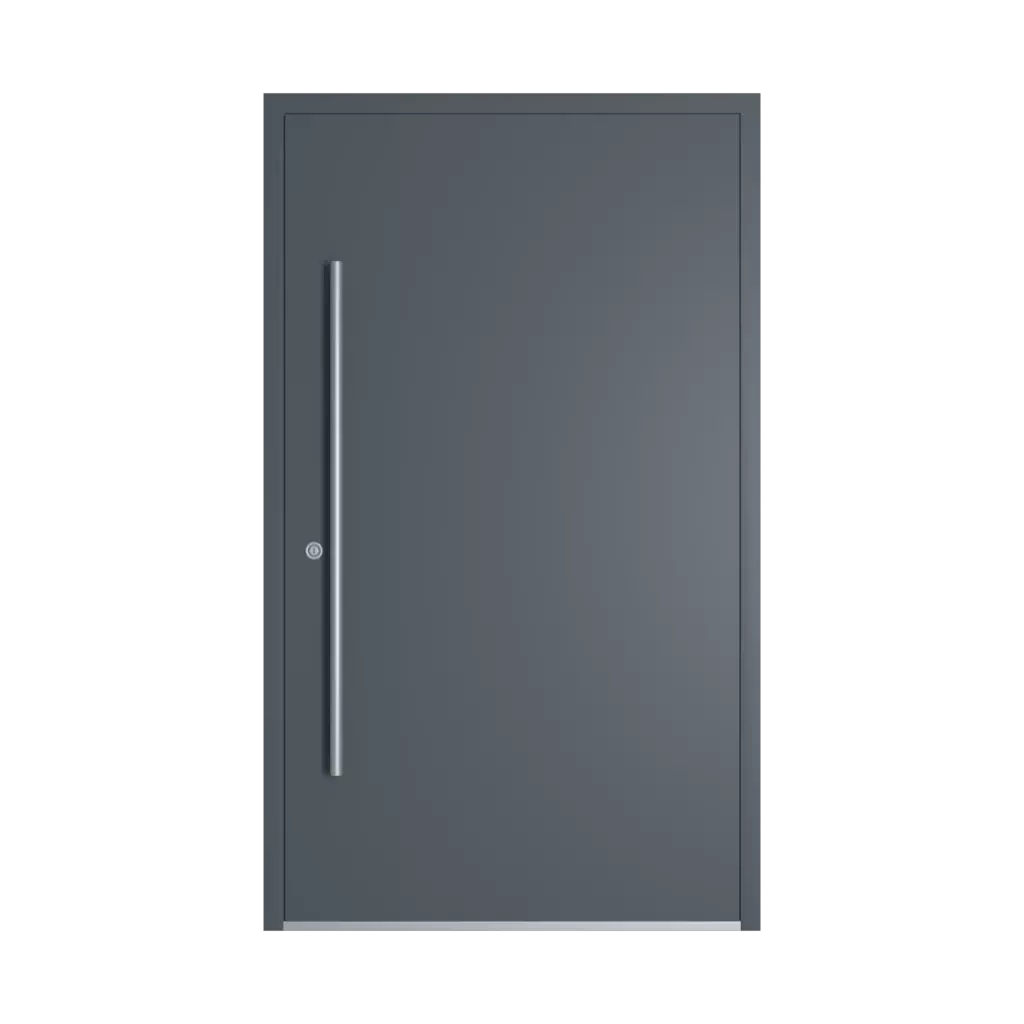 RAL 7011 Iron grey entry-doors models dindecor be03  