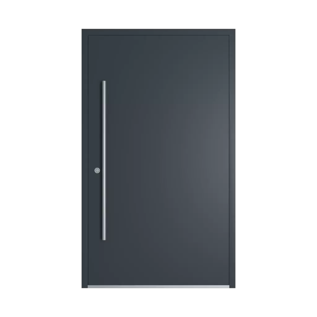 RAL 7016 Anthracite grey entry-doors models dindecor model-6129  