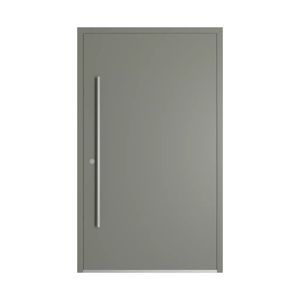 RAL 7023 Concrete grey entry-doors models adezo wilno  