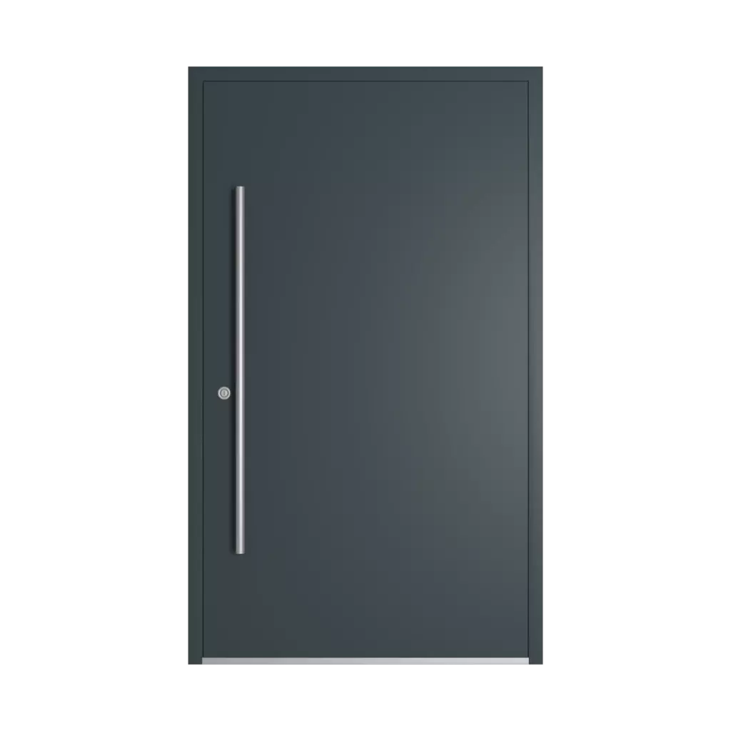 RAL 7026 Granite grey entry-doors models adezo wilno  