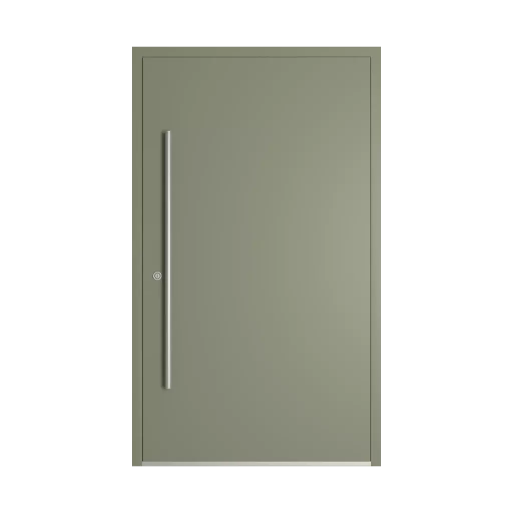 RAL 7033 Cement grey entry-doors models dindecor ll06  