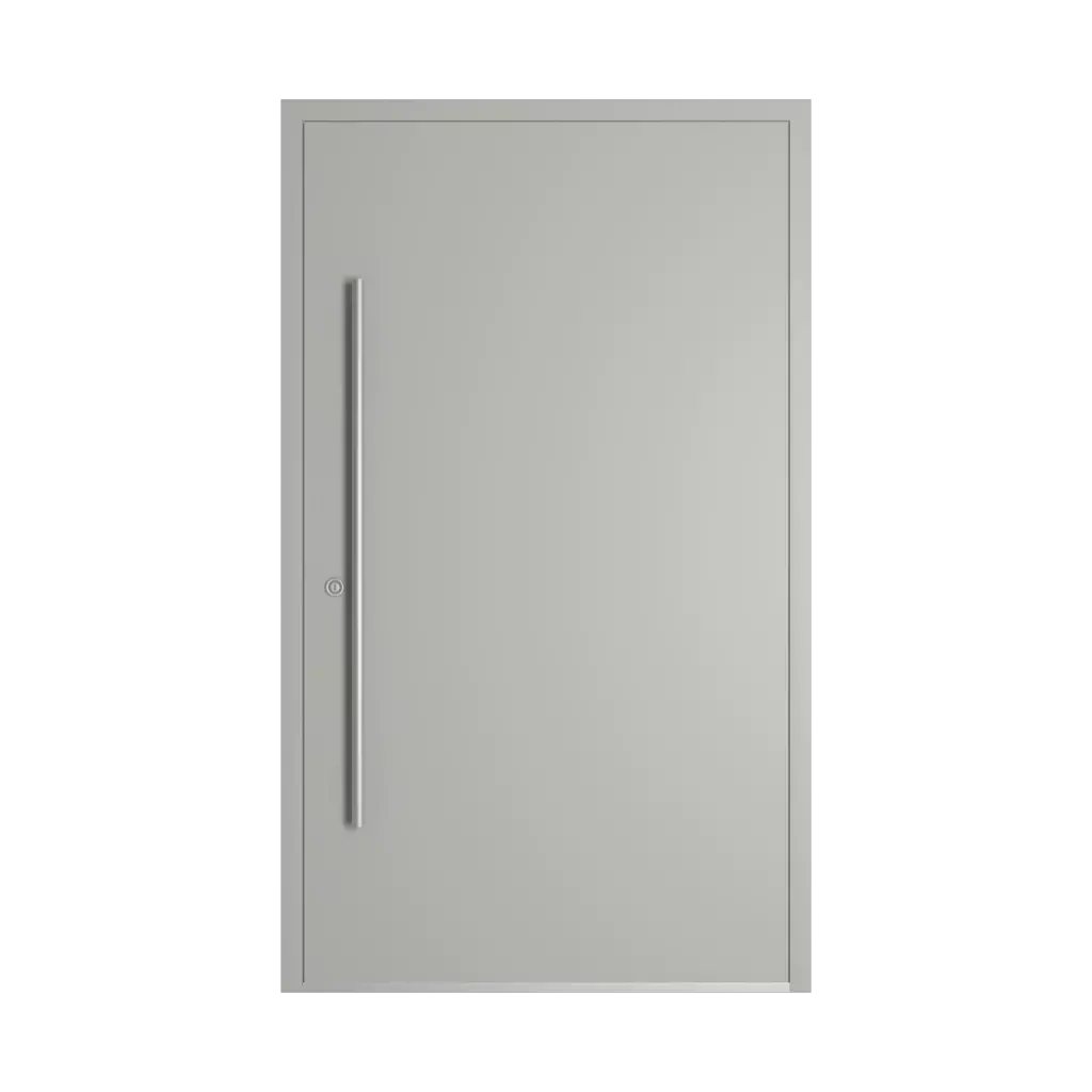 RAL 7038 Agate grey entry-doors models dindecor 6132-black  