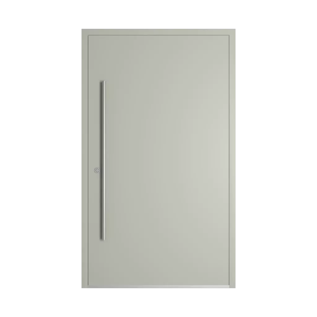 RAL 7044 Silk grey entry-doors models dindecor 6132-black  