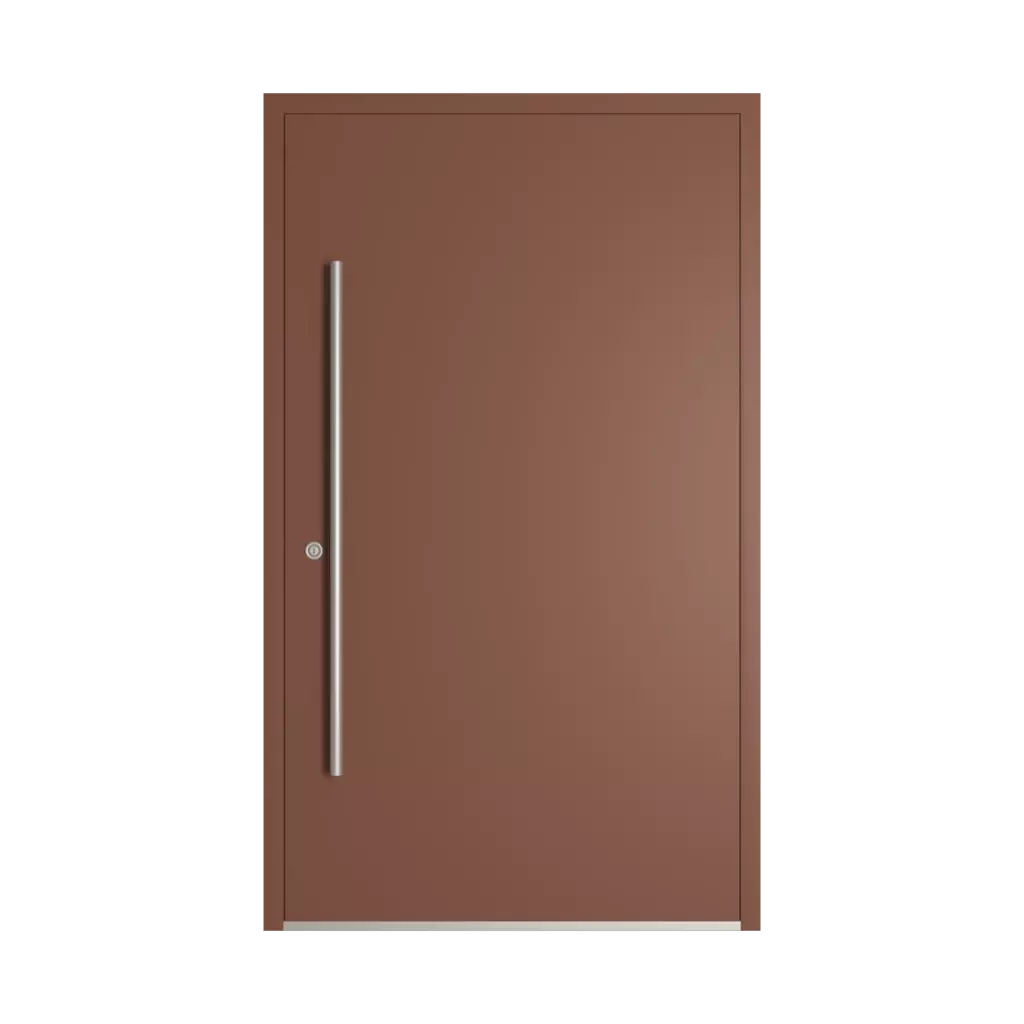 RAL 8002 Signal brown entry-doors models dindecor model-5041  