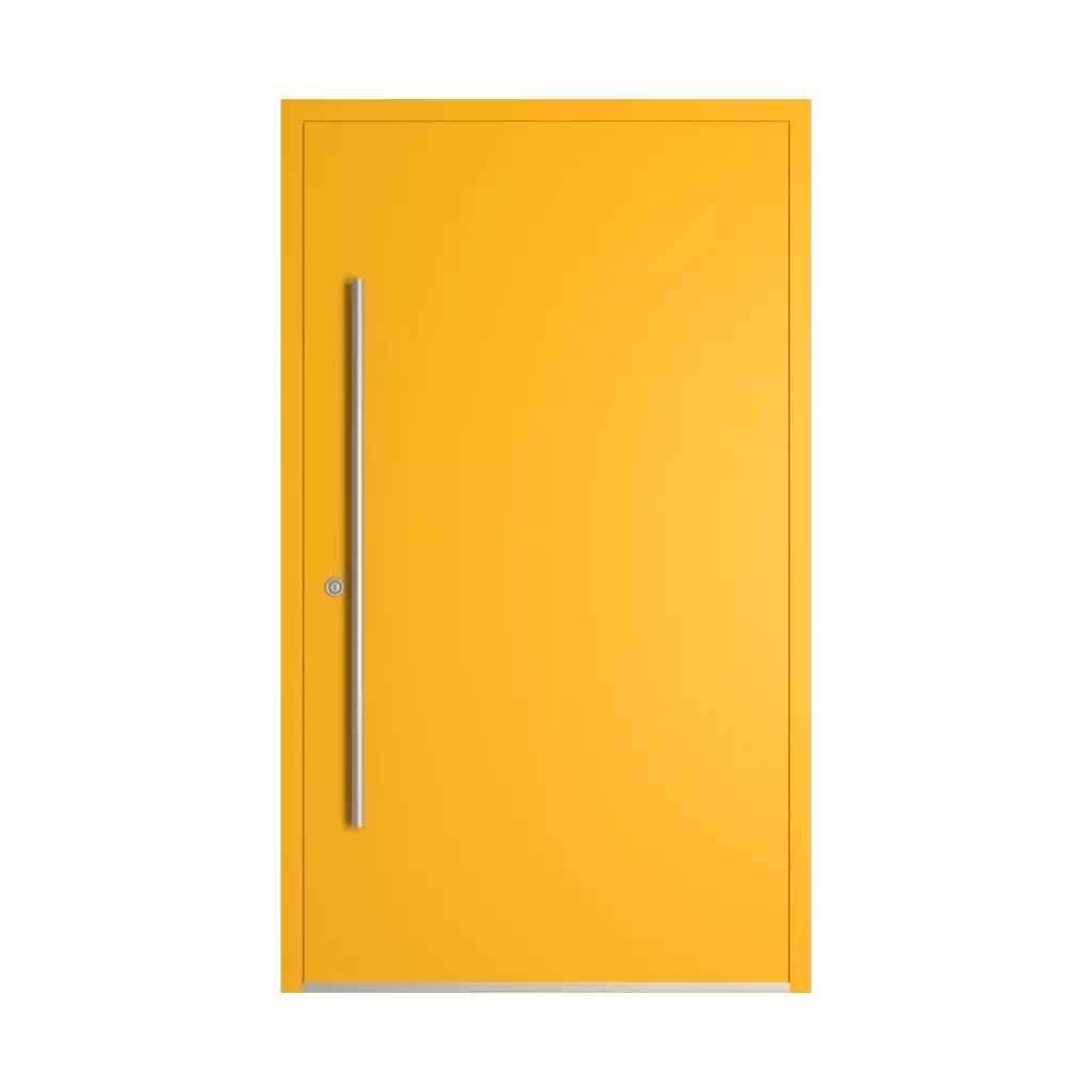 RAL 1023 Traffic yellow products aluminum-entry-doors    