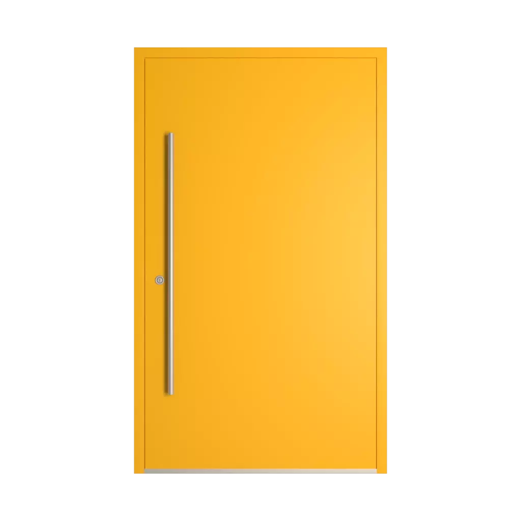 RAL 1023 Traffic yellow entry-doors door-colors  