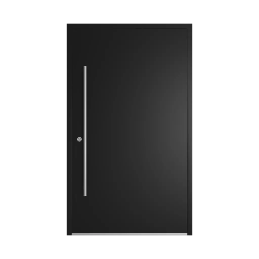 RAL 9005 Jet black products aluminum-entry-doors    