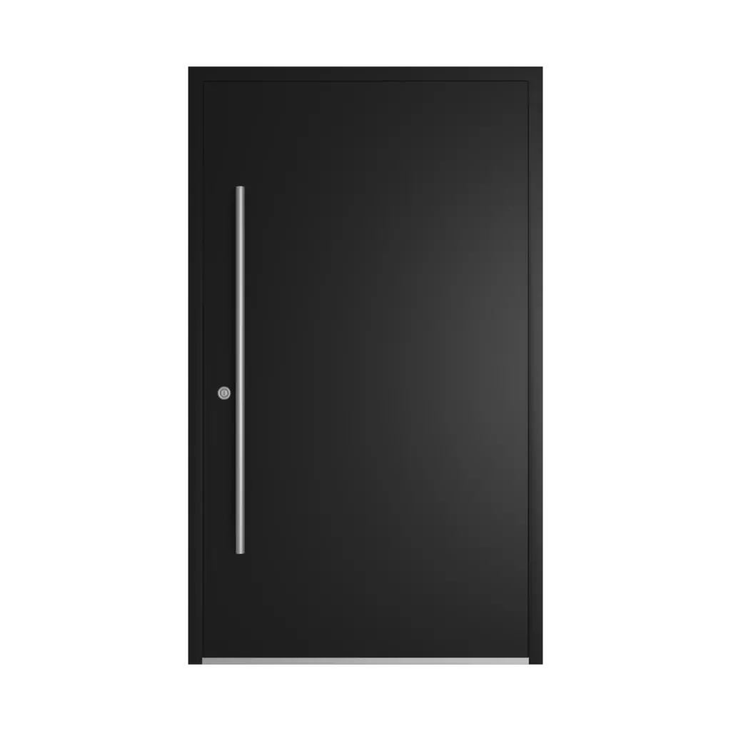 RAL 9005 Jet black entry-doors door-colors ral-colors ral-9005-jet-black