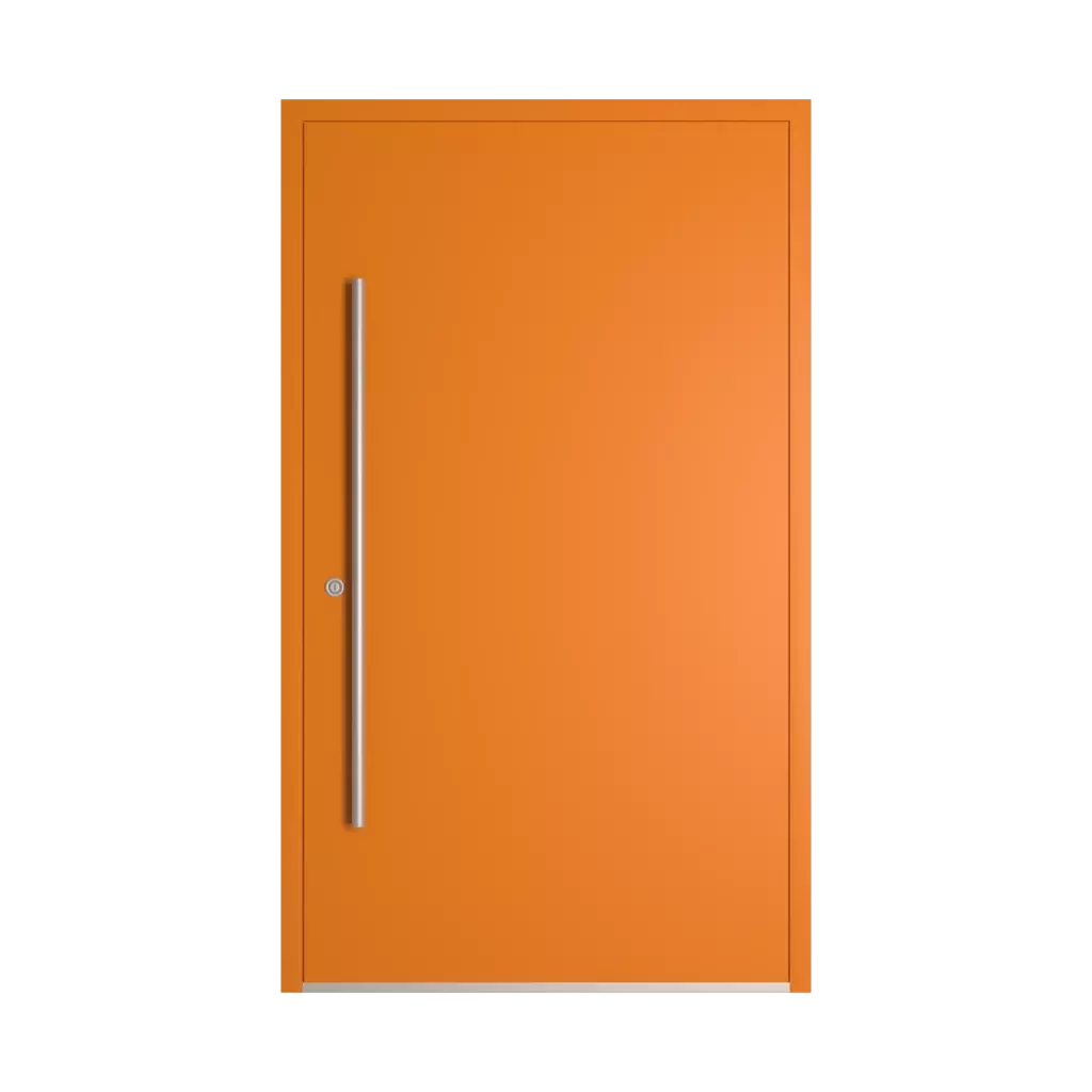 RAL 2000 Yellow orange entry-doors models dindecor sl01  