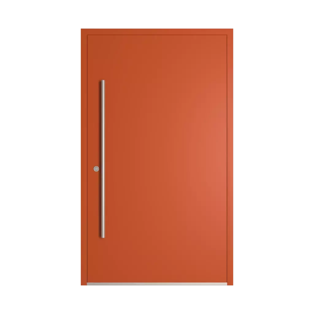 RAL 2001 Red orange entry-doors models cdm model-13  