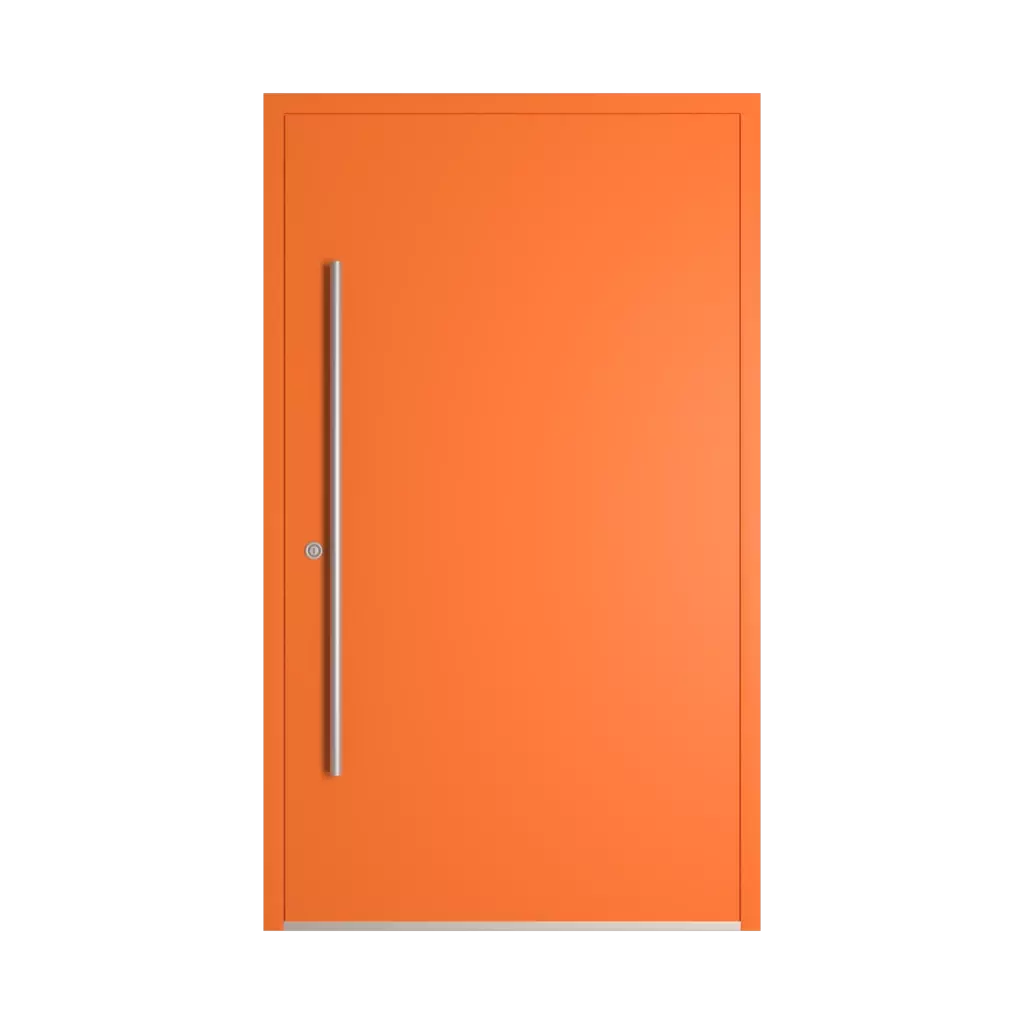 RAL 2008 Bright red orange entry-doors models cdm model-41  