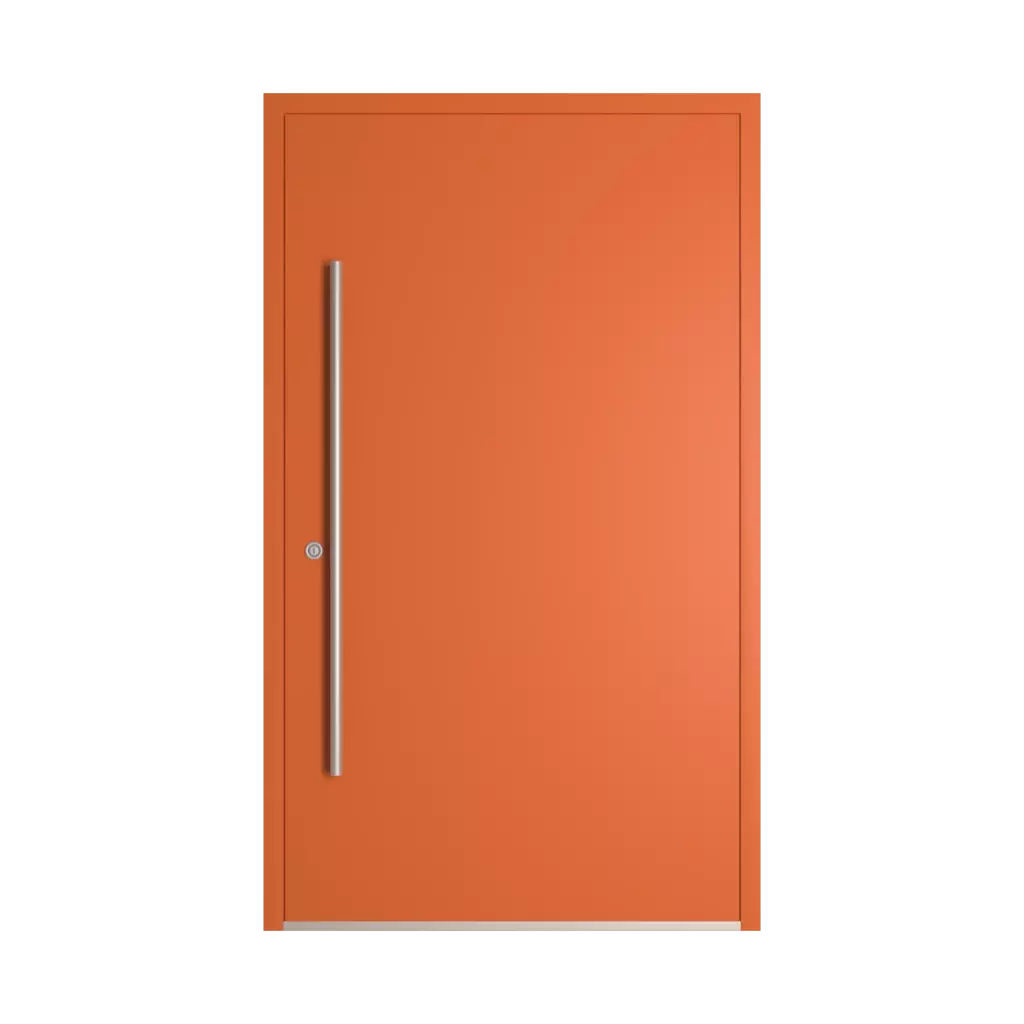 RAL 2010 Signal orange entry-doors models dindecor model-5041  