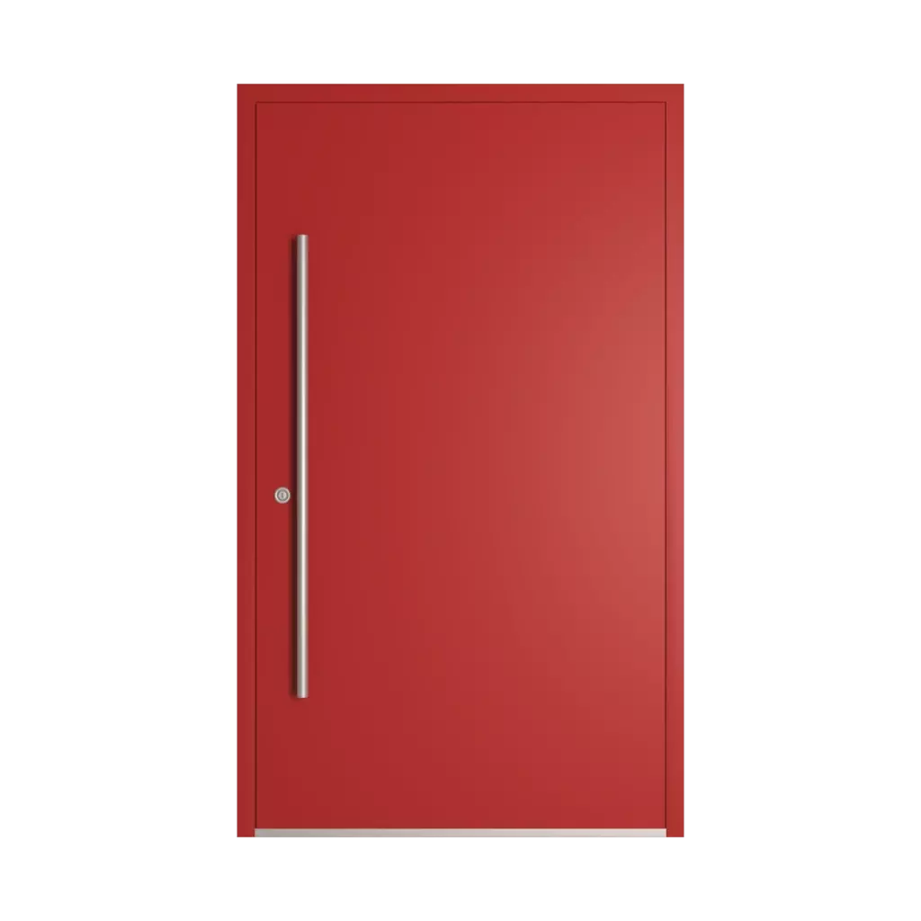 RAL 3000 Flame red entry-doors models dindecor sl07  