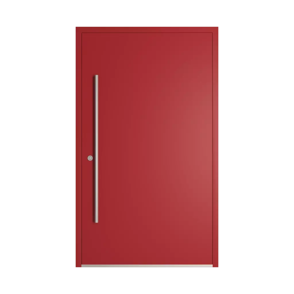 RAL 3001 Signal red entry-doors models dindecor model-5041  