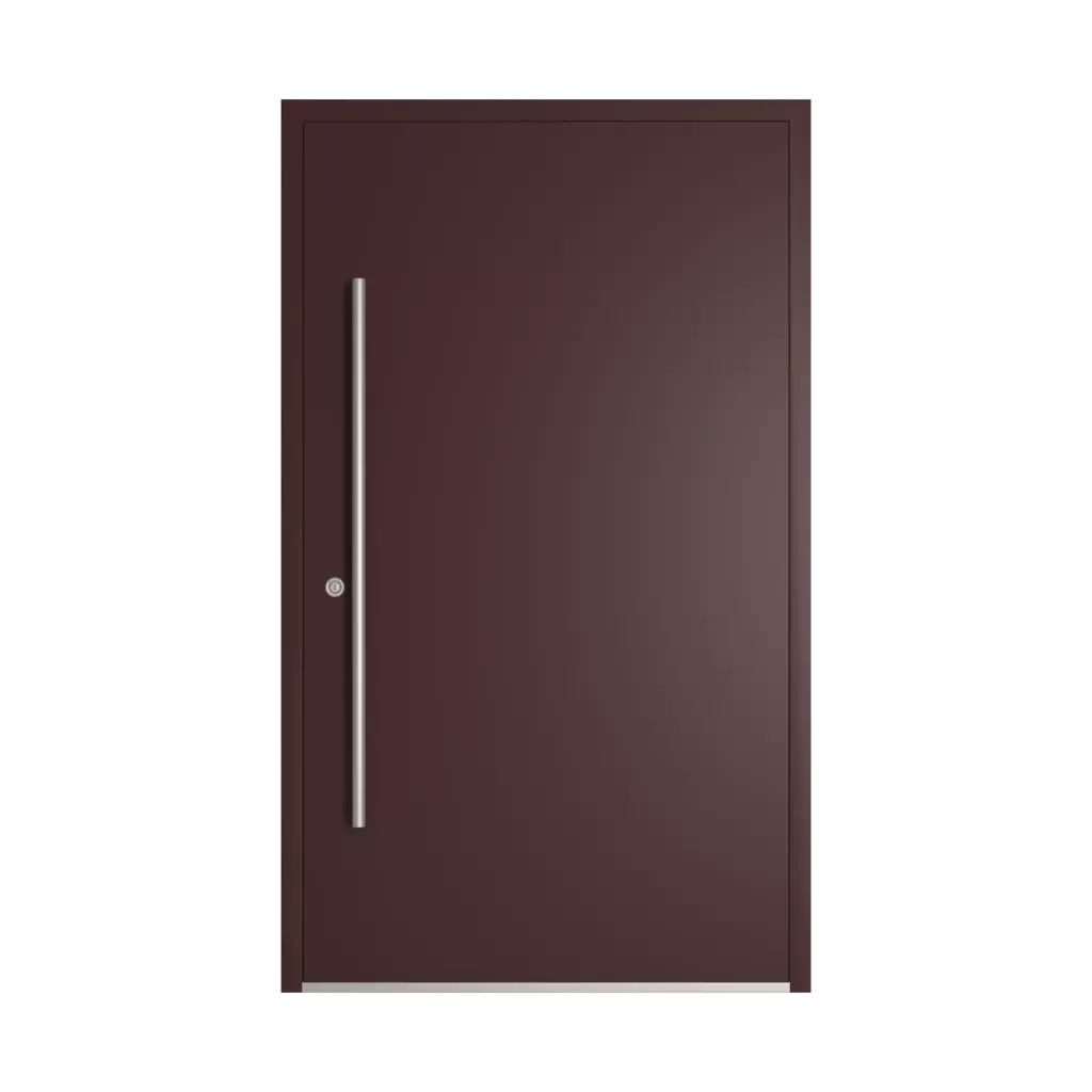 RAL 3007 Black red entry-doors models cdm model-42  