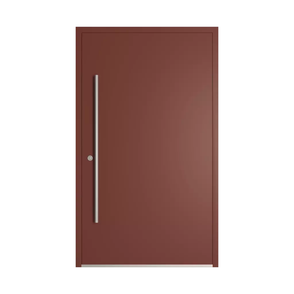 RAL 3009 Oxide red entry-doors models dindecor sl01  