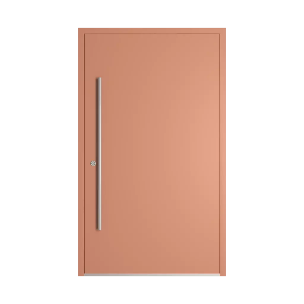 RAL 3012 Beige red entry-doors models dindecor model-6129  