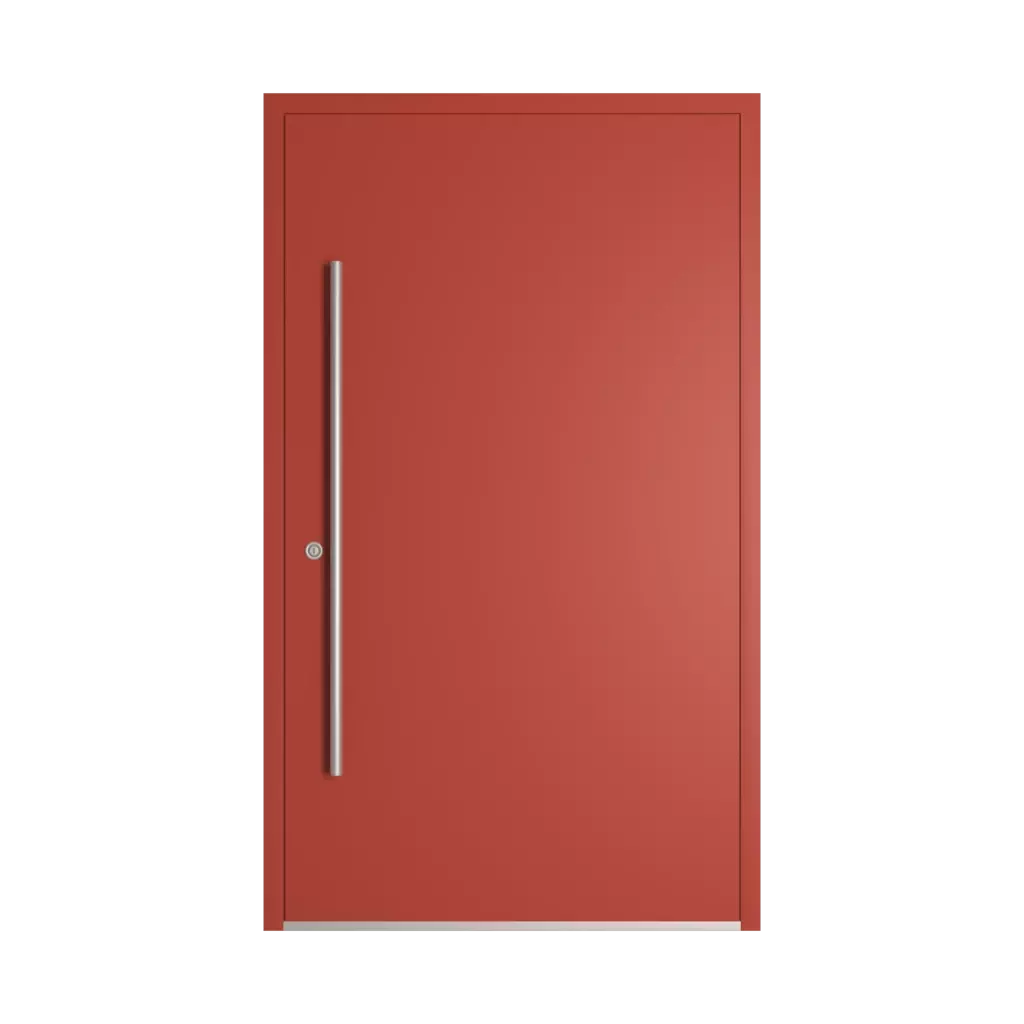 RAL 3016 Coral red entry-doors models cdm model-27  