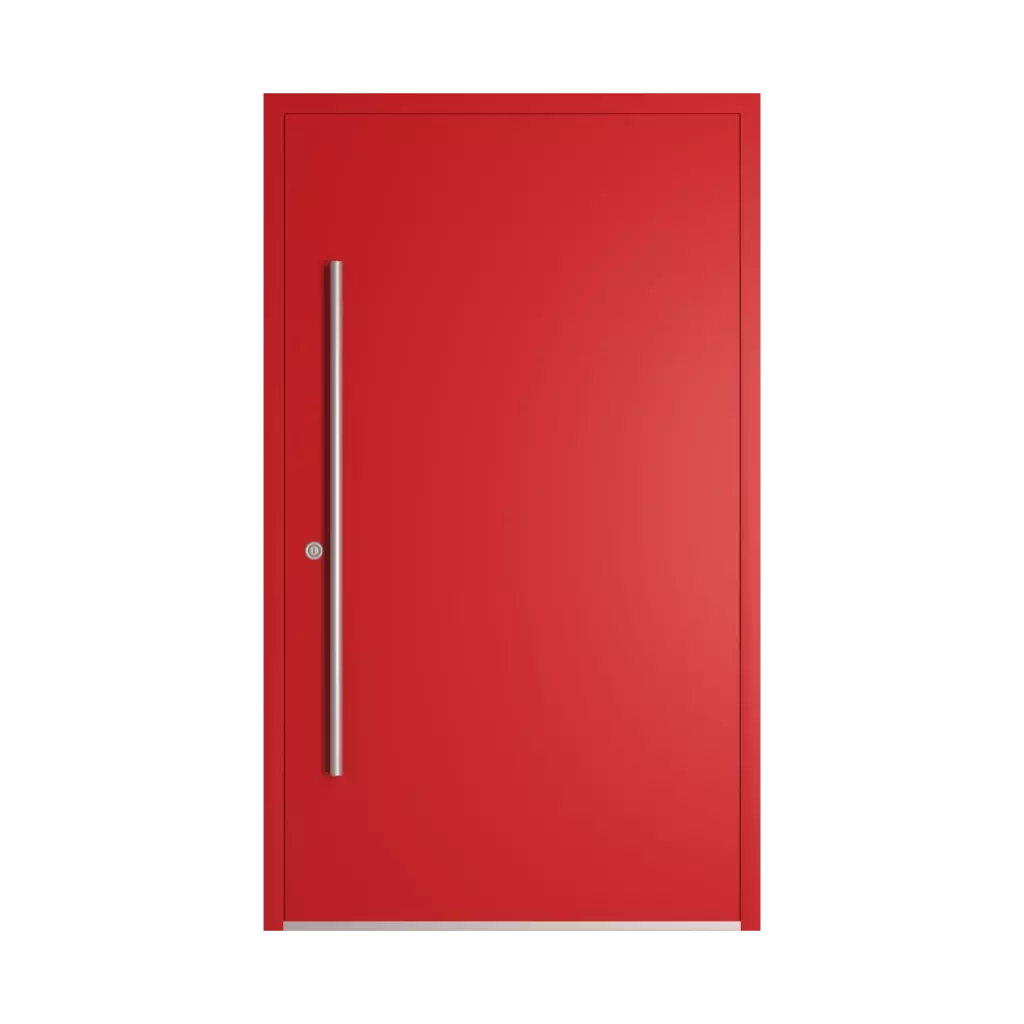 RAL 3020 Traffic red entry-doors models dindecor ll06  