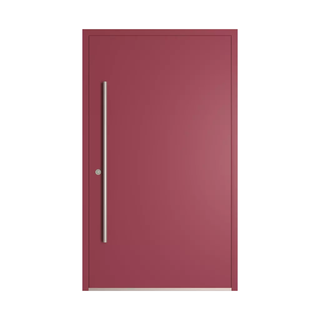 RAL 4002 Red violet entry-doors models dindecor 6124-pwz  