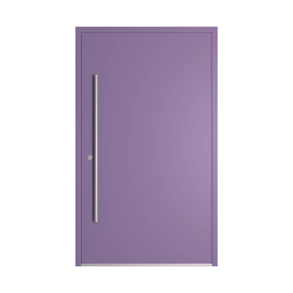 RAL 4011 Pearl violet entry-doors models dindecor 2801-black  