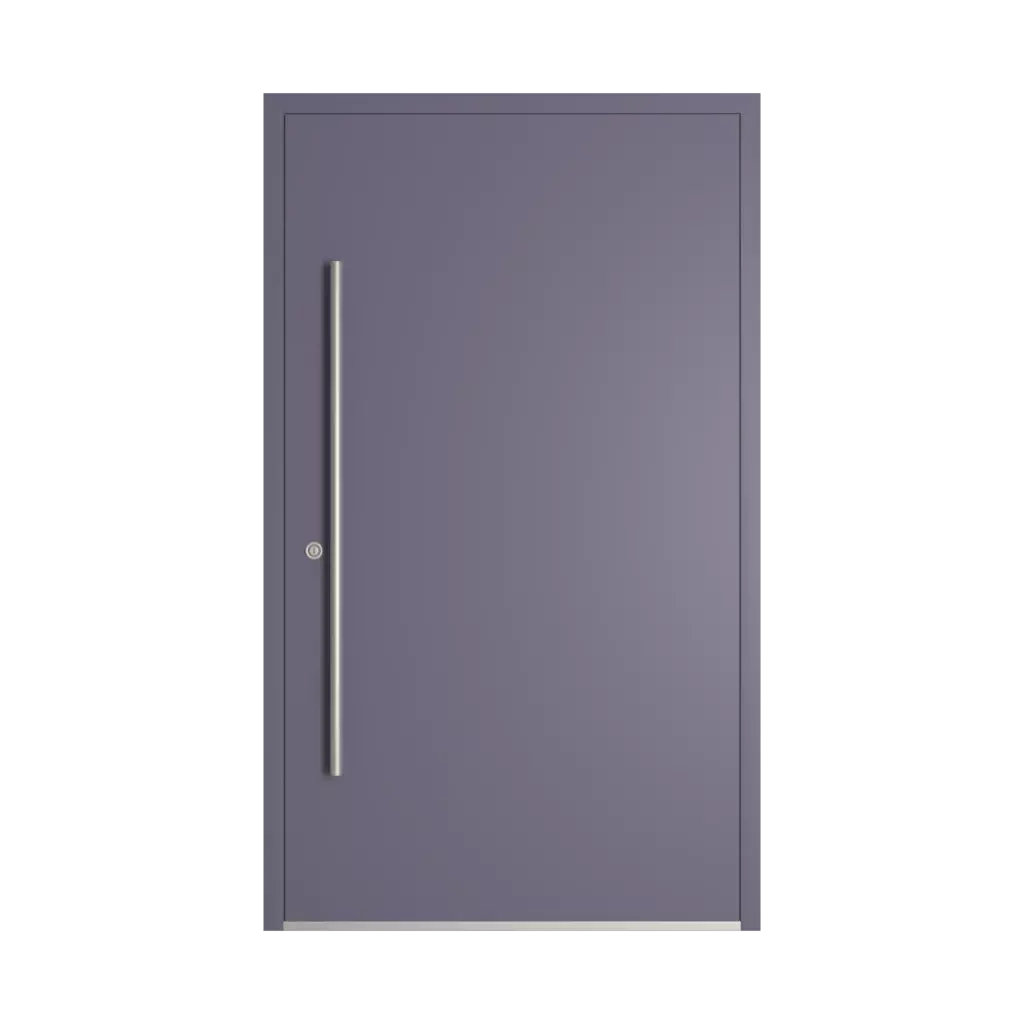 RAL 4012 Pearl blackberry entry-doors models dindecor model-6015  