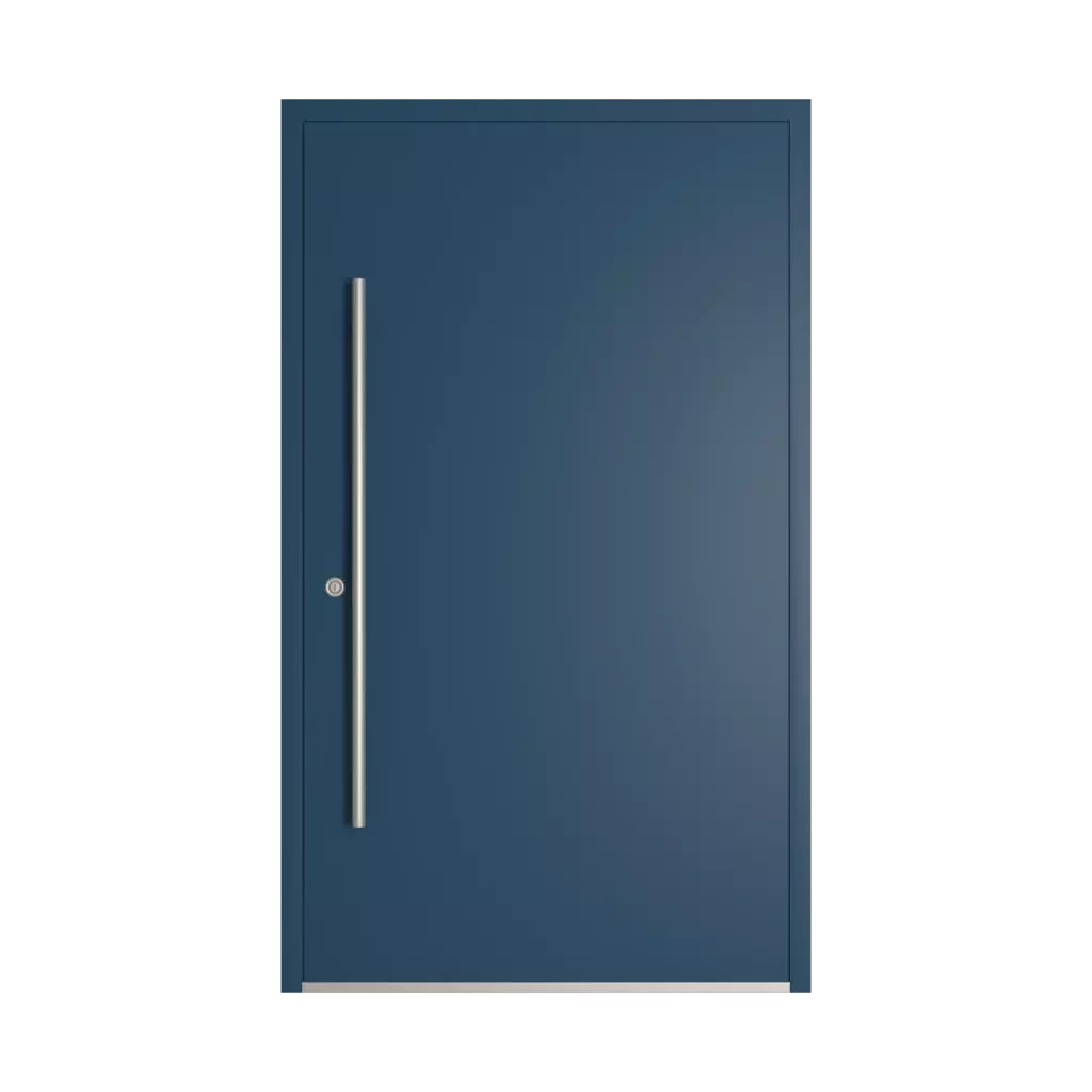 RAL 5001 Green blue entry-doors models dindecor model-5041  